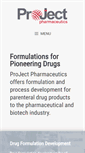 Mobile Screenshot of project-pharmaceutics.com